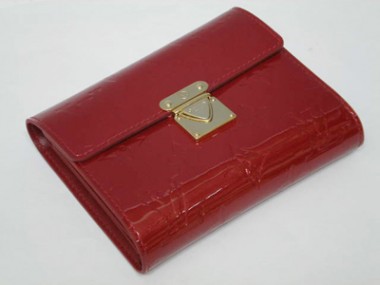 Louis Vuitton 激安 ルイヴィトン 新品 モノグラム・ヴェルニ ポルト フォイユ・コアラ（ポム・ダムール）M91979