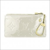 Louis Vuitton 激安　ルイヴィトン 新品　ヴェルニ　キーコインケース　小銭入れ　キーホルダー　ポシェットクレ　ペルル　M91348