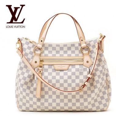 2011年最新作！LOUIS　VUITTON　ルイヴィトン 新品　ダミエ　アズール　イーヴォラMM　2ways ショルダーバッグ /ハンドバッグ N41133