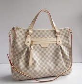 2011年春夏新作　Louis Vuitton 激安　ルイヴィトン 新作 人気 新品 通販＆送料込　 ルイヴィトン 新作 人気 新品 通販＆送料込　ダミエ　 アズール イーヴォラ　ショルダーバッグGM　N41134