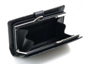 ヴィトン 二つ折りがま口財布 M63242 エピ ノワール