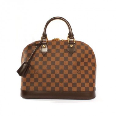 【2010年秋冬新作】　Louis Vuitton 激安 ルイヴィトン 新品　ダミエ アルマ ハンドバッグ ダークブラウン N53151