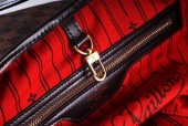 Louis Vuitton 激安 　ルイヴィトン 新品　ダミエ　バッグ　ネヴァーフルMM　エベヌ　N51105