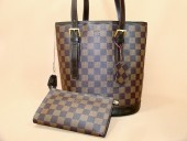 Louis Vuitton 激安　ルイヴィトン 新品　ダミエ　バッグ　マレ　ポーチ付き　N42240