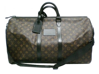 Louis Vuitton 激安　ルイヴィトン 新品　モノグラム　バッグ　ウォータープルーフ・キーポル55　ストラップ付き　M41411