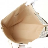 2010年早春新作 Louis Vuitton 激安 ルイヴィトン 財布 新作 人気 新品 通販＆送料込 ダミエ アズール トータリーGM ショルダーバッグ ホワイト N51263