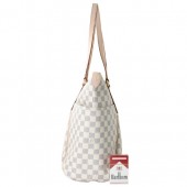 2010年早春新作 Louis Vuitton 激安 ルイヴィトン 財布 新作 人気 新品 通販＆送料込 ダミエ アズール トータリーGM ショルダーバッグ ホワイト N51263