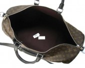 2009年秋冬新作 Louis Vuitton 激安 ルイヴィトン 新品 モノグラム・マカサー バッグ キーポル・バンドリエール55　ストラップ付きボストンバッグ　M56714