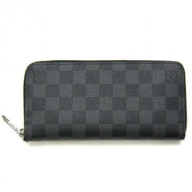 2011年春夏新作　Louis Vuitton 激安　ルイヴィトン 新作 人気 新品 通販＆送料込　 ダミエ・グラフィット　メンズ　長札　財布　ジッピーウォレット・ヴェルティカル N63095