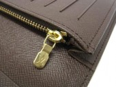 Louis Vuitton 激安　ルイヴィトン 新品　ダミエ　財布　ファスナー付き二つ折り長札　ポルトフォイユ・ブラザ　N60017