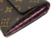 2011年春夏新作　Louis Vuitton 激安　ルイヴィトン 新品　モノグラム　長財布　ポルトフォイユ・サラ　レオパード　ルージュフォーヴィスト　M60106