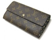 2011年春夏新作　Louis Vuitton 激安　ルイヴィトン 新品　モノグラム　長財布　ポルトフォイユ・サラ　レオパード　ブルーアンフィニ　M60104