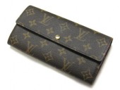 2011年春夏新作　Louis Vuitton 激安　ルイヴィトン 新品　モノグラム　長財布　ポルトフォイユ・サラ　レオパード　ルージュフォーヴィスト　M60106
