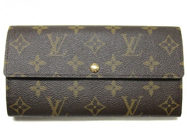 2011年春夏新作　Louis Vuitton 激安　ルイヴィトン 新品　モノグラム　長財布　ポルトフォイユ・サラ　レオパード　ブロンコライユ　M60105