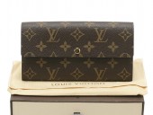 2010夏最新作　Louis Vuitton 激安　ルイヴィトン 新作 人気 新品 通販＆送料込　モノグラム・フルリ　ポルトフォイユ・サラ　ファスナー　長札財布　ローズ　M60232