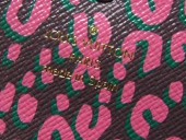 2011年春夏新作　Louis Vuitton 激安　ルイヴィトン 新品　モノグラム　長財布　ポルトフォイユ・サラ　レオパード　ルージュフォーヴィスト　M60106