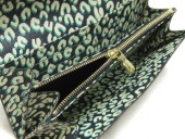 2011年春夏新作　Louis Vuitton 激安　ルイヴィトン 新品　モノグラム　長財布　ポルトフォイユ・サラ　レオパード　ブルーアンフィニ　M60104