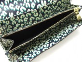 2011年春夏新作　Louis Vuitton 激安　ルイヴィトン 新品　モノグラム　長財布　ポルトフォイユ・サラ　レオパード　ブルーアンフィニ　M60104