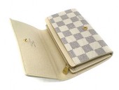 Louis Vuitton 激安　ルイヴィトン 新品　ダミエ・アズール　財布　L字ファスナー　ポルトフォイユ・トレゾール　N61744