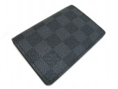 09新作！LOUIS　VUITTON　ルイヴィトン 新品　ダミエ・グラフィット　カード名刺入れ　オーガナイザー　ドゥ　ポッシュ　N63075