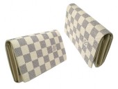 Louis Vuitton 激安　ルイヴィトン 新品　ダミエ・アズール　財布　L字ファスナー　ポルトフォイユ・トレゾール　N61744