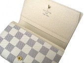 Louis Vuitton 激安　ルイヴィトン 新品　ダミエ・アズール　財布　L字ファスナー　ポルトフォイユ・トレゾール　N61744