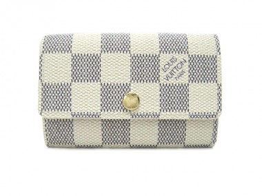 Louis Vuitton 激安　ルイヴィトン 新品　ダミエ・アズール　6連　キーケース　キーホルダー　ミュルティクレ6　N61745