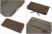 2009年秋冬新作 Louis Vuitton 激安 ルイヴィトン 財布 新作 人気 新品 通販＆送料込　モノグラム　ポルトフォイユ・アンソリット　ヴェール・ブロンズ　長札　財布　M61991