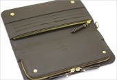 2009年秋冬新作 Louis Vuitton 激安 ルイヴィトン 財布 新作 人気 新品 通販＆送料込　モノグラム　ポルトフォイユ・アンソリット　ヴェール・ブロンズ　長札　財布　M61991
