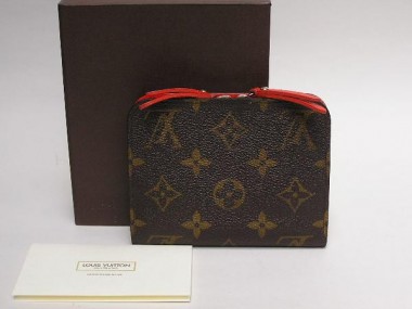 2009年秋冬新作 Louis Vuitton 激安　 ルイヴィトン 新品　モノグラム　財布　ポルト　モネ・アンソリット　オランジュ（オレンジ）　M66704
