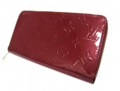 Louis Vuitton 激安　ルイヴィトン 新品　ヴェルニ　財布　ジッピーウォレット　ポムダムール　M91981
