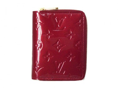 2009秋冬新作★Louis Vuitton 激安　ルイヴィトン 新品　ヴェルニ　手帳カバー　財布　アジェンダ・ウォレット　ポムダムール　R21027