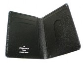 Louis Vuitton 激安　ルイヴィトン 新品　エピ　パス・カードケース　マチなし　ポルト　カルト・パス　ヴェルティカル　ノワール　M66552