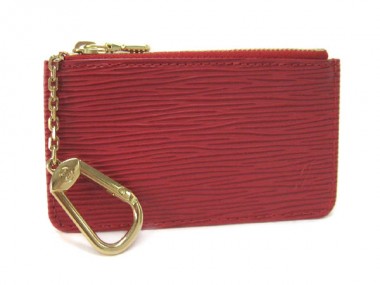 Louis Vuitton 激安　ルイヴィトン 新品　エピ　キーコインケース　ポシェットクレ　ルージュ　ゴールド金具　M63807
