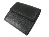 LOIUS VUITTON　ルイヴィトン 新品　エピ　財布　Wホック　ポルトフォイユ・エリーズ　ノワール M63632