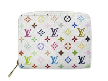 Louis Vuitton 激安　ルイヴィトン 新品　モノグラム・マルチカラー　財布　コインケース　カードケース　ジッピー・コインパース　ブロン　M66548