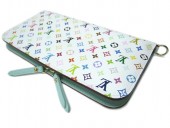 Louis Vuitton 激安　ルイヴィトン 新品　マルチカラー　財布　ポルトフォイユ・アンソリット　ブロンｘアニス（ライトブルー）　M93753