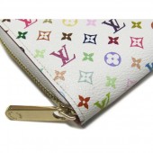 2011年春夏新作　Louis Vuitton 激安　ルイヴィトン 新作 人気 新品 通販＆送料込　モノグラム　マルチカラー　ヴェルティカル　ラウンドファスナー長財布　ジッピーウォレット　(ブロン×オランジュ)　M60274　
