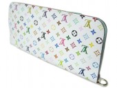 Louis Vuitton 激安　ルイヴィトン 新品　マルチカラー　財布　ポルトフォイユ・アンソリット　ブロンｘアニス（ライトブルー）　M93753
