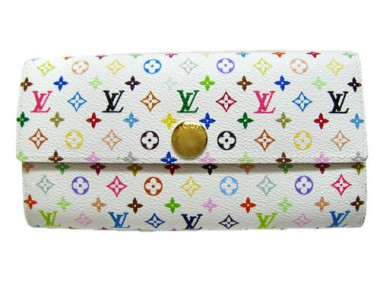Louis Vuitton 激安　ルイヴィトン 新品　マルチカラー　財布　ファスナー付き長札　ポルトフォイユ・サラNM　ブロン　M93532