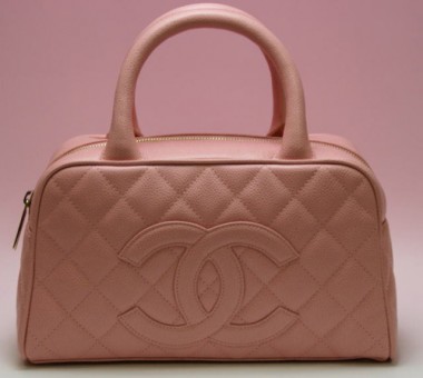 CHANEL シャネル 新作＆送料込 ミニボストン型バッグ ピンク キャビアスキン A20997