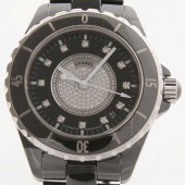 シャネル 新作＆送料込(CHANEL) ブラック＆ダイヤフェイス メンズ H1757
