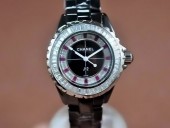 シャネル 新作＆送料込 Chanel J12 Joaillerie Ladies Black Jap Quartz腕時計 J-CH0061