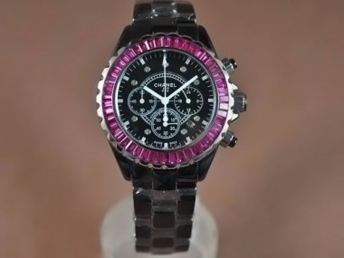 シャネル 新作＆送料込Chanel J12 Joaillerie Men Japanese OS20クオーツ　ストップウオッチ腕時計J-CH0096
