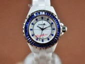 シャネル 新作＆送料込 Chanel J12 Joaillerie Ladies White/Blue/Blue Jap Quartz腕時計J-CH0063