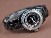 シャネル 新作＆送料込 Chanel J12 Joaillerie Ladies Black Jap Quartz腕時計 J-CH0061