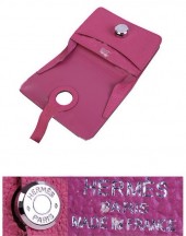 HERMES Dogon エルメス 新作＆送料込　ドゴンコインケース トリヨンクレマンス シルバー金具 HRQ-b054