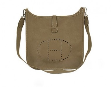 HERMES Evelyne エルメス 新作＆送料込　エヴリンⅡ ダークグレー トゴ シルバー金具 HRB-i035