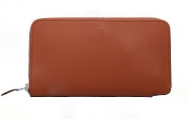 エルメス 新作＆送料込 ラウンドファスナー長財布 シルバー金具 HRQ-q020