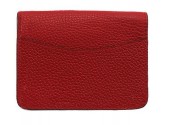 HERMES Dogon エルメス 新作＆送料込　ドゴンコインケース レッド トゴ シルバー金具 HRQ-b038